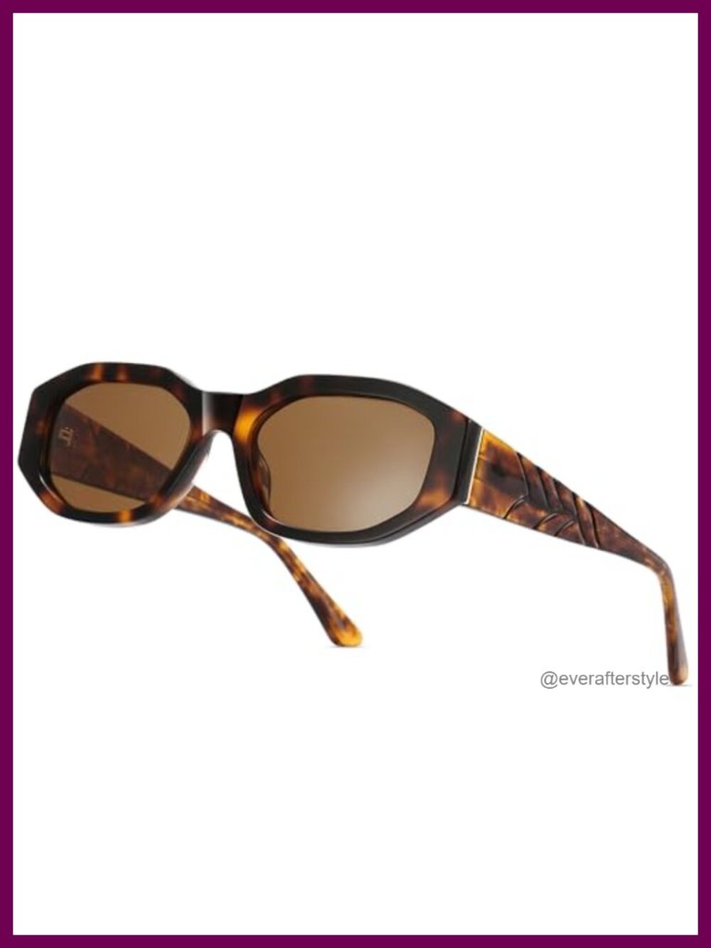 Polarized UV400 Cat Eye Sunglasses Italian Acetate Retro Womens